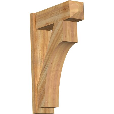 Ekena Millwork Westlake Rough Sawn Craftsman Outlooker, Western Red Cedar, 8"W x 24"D x 36"H OUT08X24X36WTL04RWR